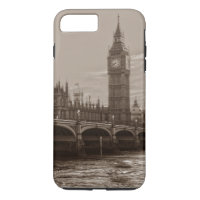 Sepia Big Ben Tower Palace of Westminster