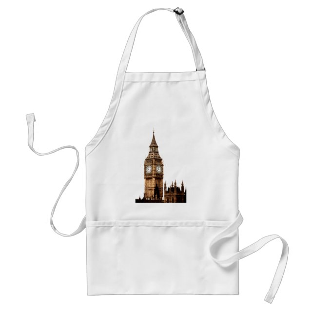 Sepia Big Ben Tower Standard Apron (Front)