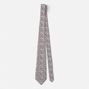 Sepia Christmas Pattern Tie