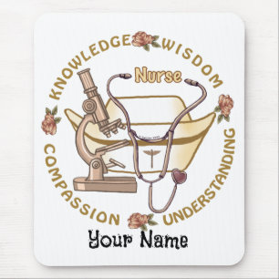 Sepia cool nurse  mouse pad