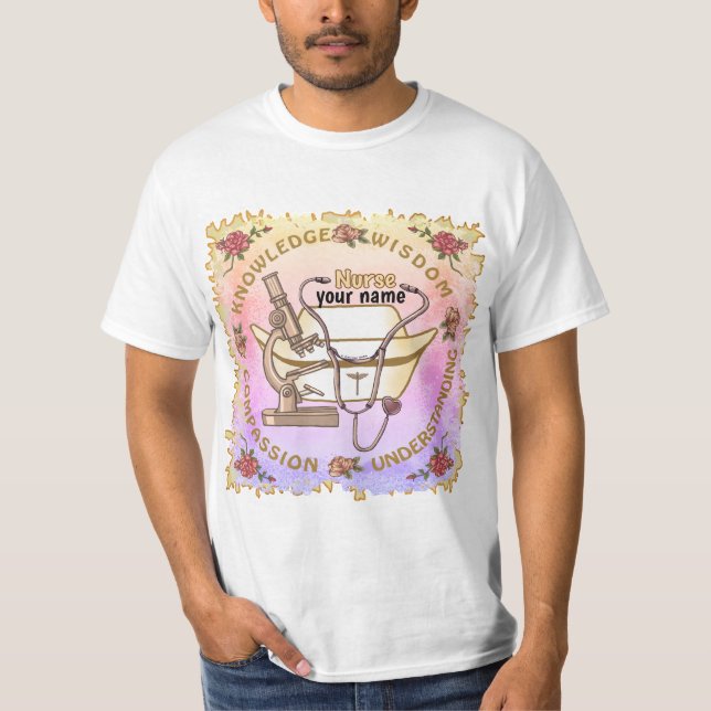 Sepia cool nurse  T-Shirt (Front)