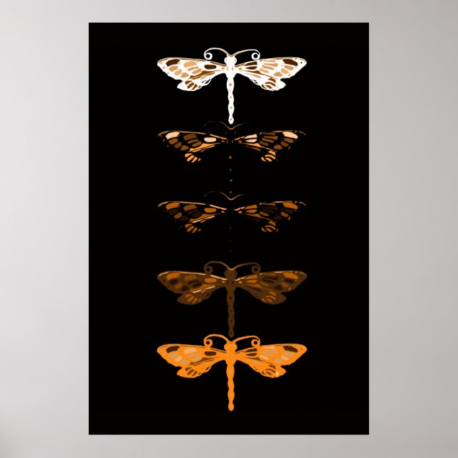 Sepia dragons poster (Front)