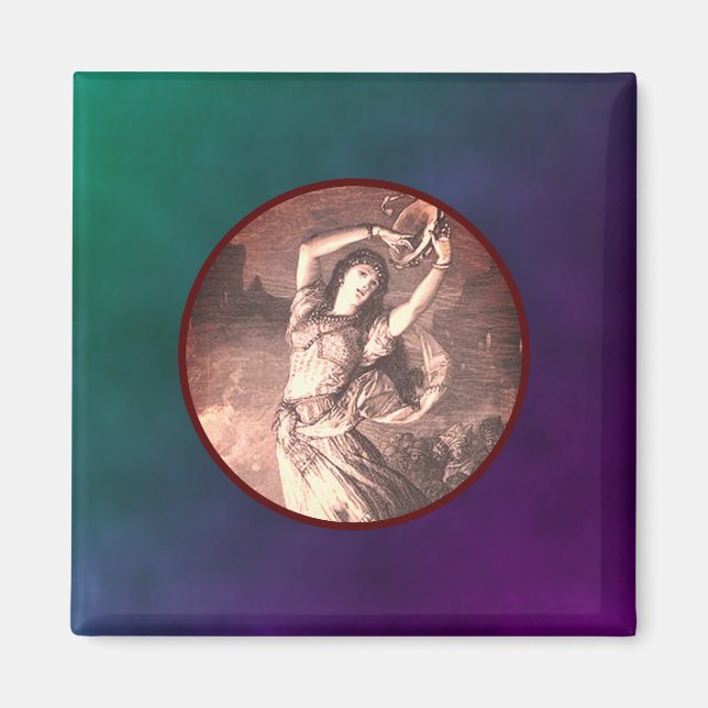 Sepia Esmeralda Magnet (Front)