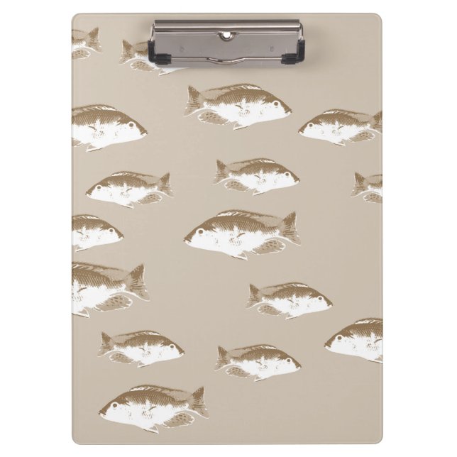 Sepia fish clipboard (Front)