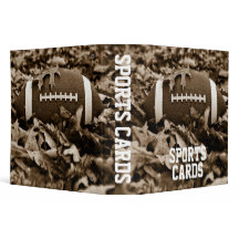 Sepia Football 2" Sports Cards Album
