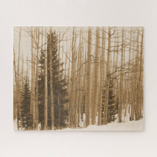 Sepia Forest Maze - 16x20 - 520 pieces Jigsaw Puzzle