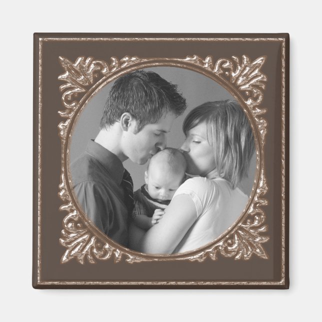Sepia Frame Magnet (Front)