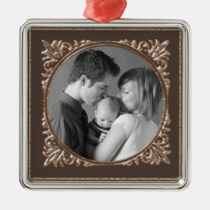 Sepia Frame Metal Tree Decoration