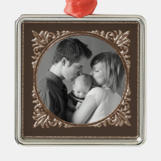 Sepia Frame Metal Tree Decoration