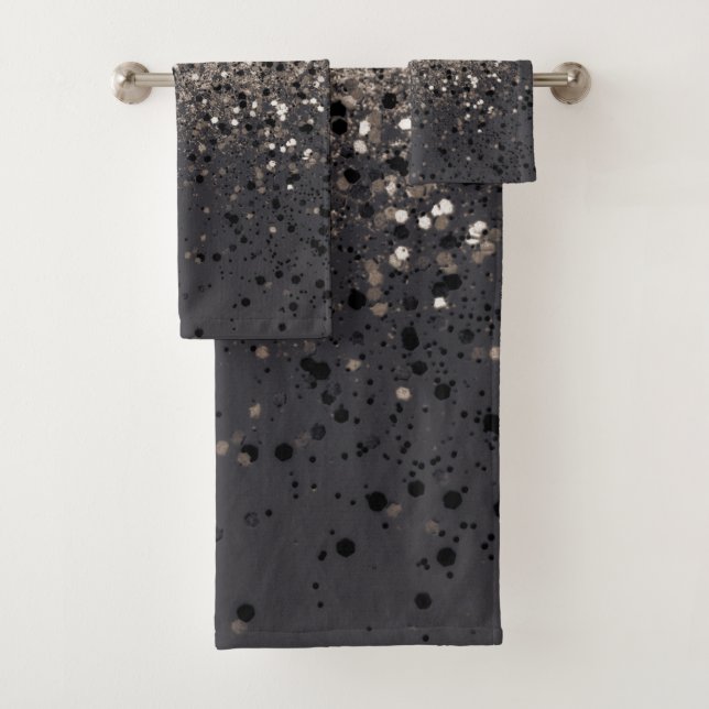 Sepia Glitter #1 #shiny Bath Towel Set (Insitu)