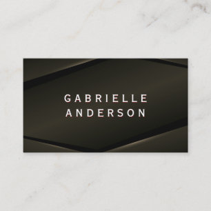 Sepia Glow Abstract Background Business Card
