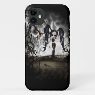 Sepia Goth Girl Vignette Case-Mate iPhone Case