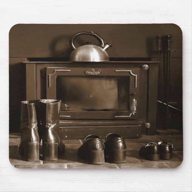 Sepia Hue Sisters Mousepad (Front)