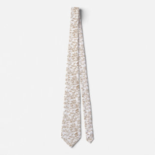 Sepia / Mocha Toile Tie