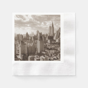 Sepia New York City Napkin