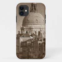 Sepia Paper Effect Venice Grand Canal