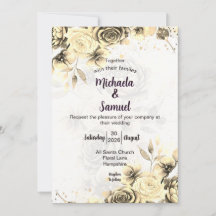 Sepia Rose - Wedding invitation