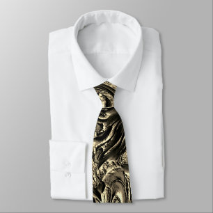 Sepia rough texture with notch relief tie
