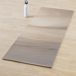 Sepia Serenity: Tranquil Tones Yoga Mat