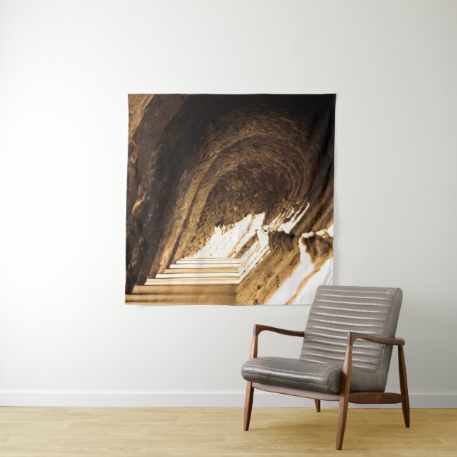 Sepia Spanish Tunnel  Tapestry (In Situ)