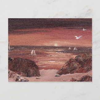 Sepia Sunsets Postcard