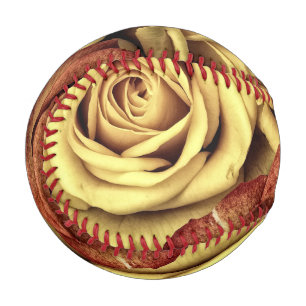 Sepia Tinted Roses Baseball