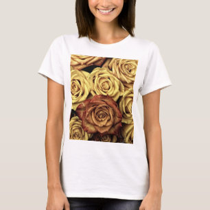 Sepia Tinted Roses T-Shirt