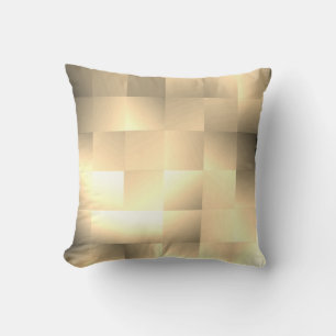 Sepia Tones in a Square Pattern Cushion