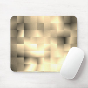 Sepia Tones in a Square Pattern Mouse Pad