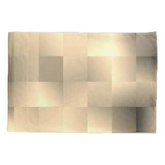   Sepia Tones in a Square Pattern Pillowcase