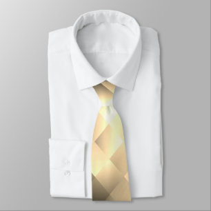   Sepia Tones in a Square Pattern Tie