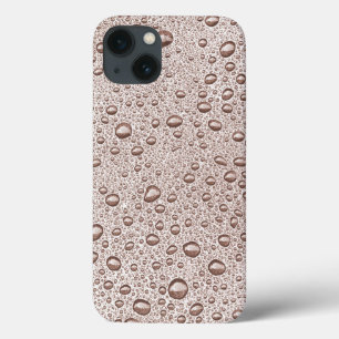Sepia water droplets Case-Mate iPhone case