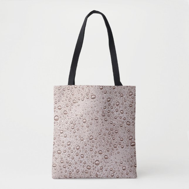 Sepia water droplets tote bag (Front)