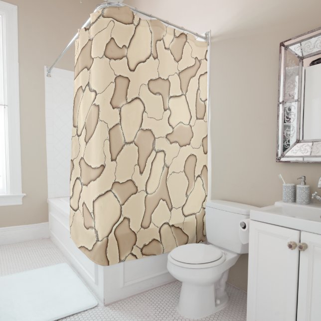 Sepiacamo Shower Curtain (In Situ)