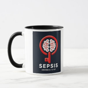 Sepsis Awareness is Key Mug Cups