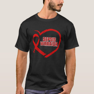 Sepsis Awareness Kind Warrior Survivor Support T-Shirt