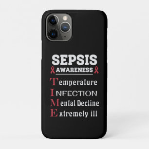 Sepsis Awareness T.I.M.E. Guide Case-Mate iPhone Case