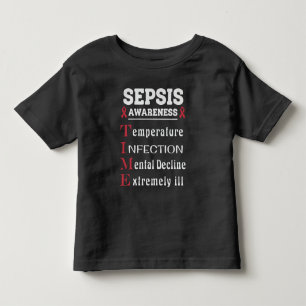 Sepsis Awareness T.I.M.E. Guide Toddler T-Shirt