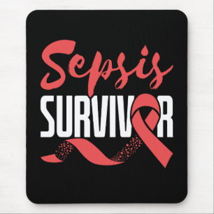 Sepsis Survivor Warrior Fighter Awareness Month Mouse Pad