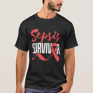 Sepsis Survivor Warrior Fighter Awareness Month T-Shirt