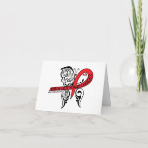 Sepsis Survivors Ribbon note cards