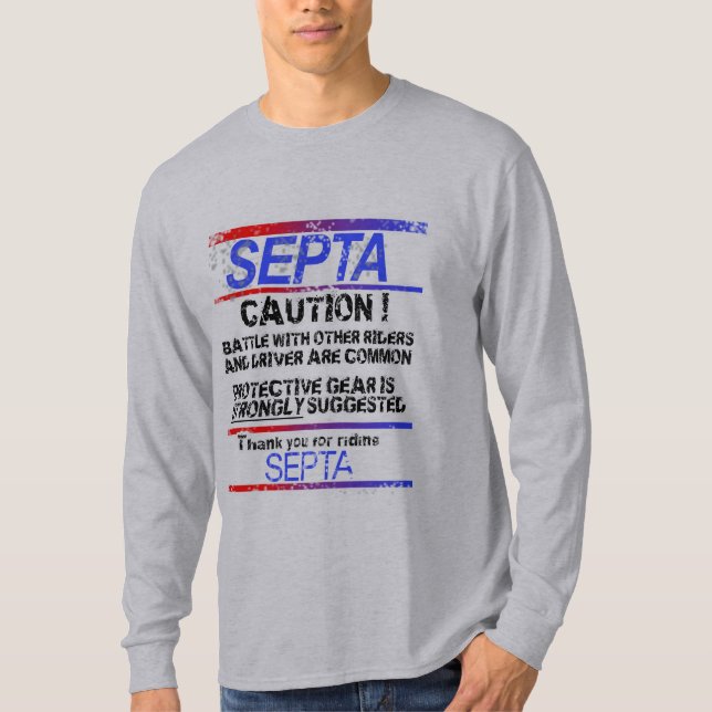 SEPTA Battle Warning! T-Shirt (Front)