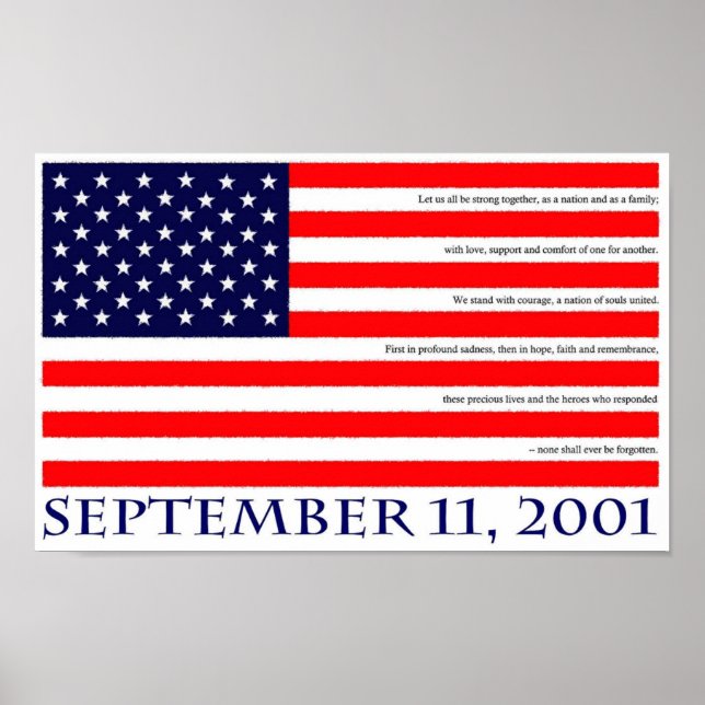 September 11, 2001 poster (Front)