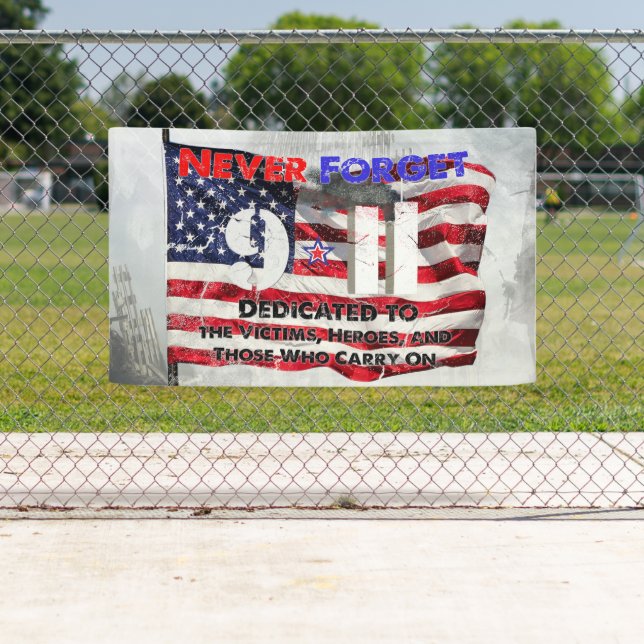 September 11 Anniversary Banner (Insitu)