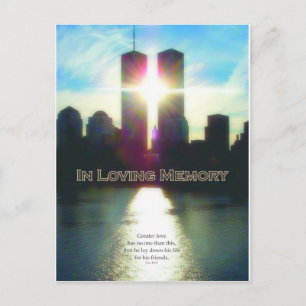 September 11 In Loving Memory Postcard