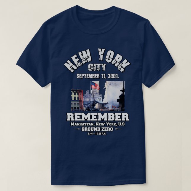 September 11 Remember T-Shirt (Design Front)