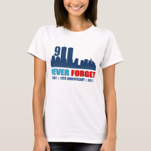 September 11th - Never Forget - WTC Skyline Shirt