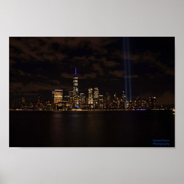 September 11th Tribute Lights Poster (Front)