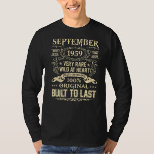 September 1959 63 Years Old 63th Birthday T-Shirt