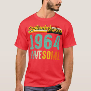 September 1964 Birthday Gift Shirt Vintage Septemb